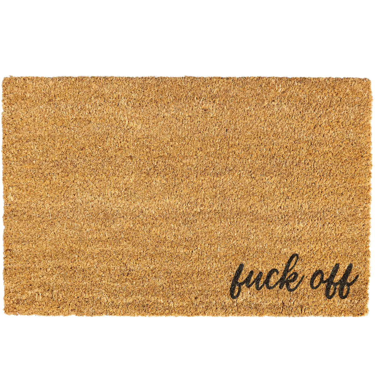 Rude Doormat, Welcome Mat, Funny Door mat, Go Away Sign