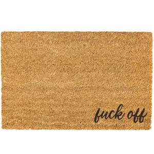 Rude Doormat, Welcome Mat, Funny Door mat, Go Away Sign