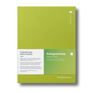 Dailygreatness Wellness Journal and Planner - Comprehensive Daily Food & Exercise Journal, Weekly Goal Planners, Training Tips, Healthy Habits, Reminders, Mindset Coaching for Holistic Health