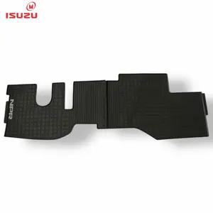 ISUZU Floor Mats for ISUZU Truck GMC Chevy NPR NQR W3500 W4500 Diesel & Gas 1995-2007 Black Rubber Matting