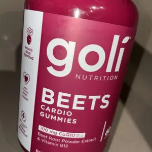 Product Review of Goli Beets Cardio Gummy - Beet Root Extract & 100mg CoQ10, Gluten-Free, Vegan, Non-GMO, and Gelatin-Free. Nature's Great Superfood from J**a H**r ** S**n C**e