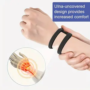 1 comfortable wristband, designed specifically for applying pressure to the wrist and providing additional support to the carpal tunnel, Ulnar Wrist Brace