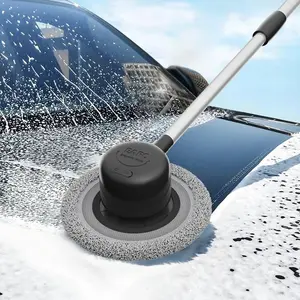 Latest Electric Car Wash Brush, Foam Rotating Brush, Rechargeable Automatic Foaming Mop, Long Handle Car Cleaning Tool, Car Wash Accessories, Effortless & Heartfelt