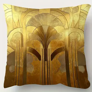 Geometric Pattern Decorative Pillow Cover, Invisible Zipper, Easy to Clean, Suitable for Bedroom, Living Room, Sofa, Car, Home Decoration