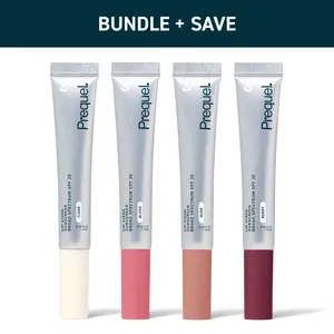 The Lip Tint & Protect Set - SPF 30 Lip Balms in Clear + 3 Sheer Buildable Shades The Lip Tint & Protect Set - SPF 30 Lip Balms in Clear + 3 Sheer Buildable Shades