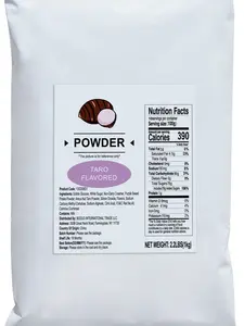 Soeos Taro Flavored Powder, 2.2 lbs (1Kg), Premium Grade for Bubble Tea, Smoothies, Baking & Desserts, Rich, Creamy Taro Taste, Easy to Mix