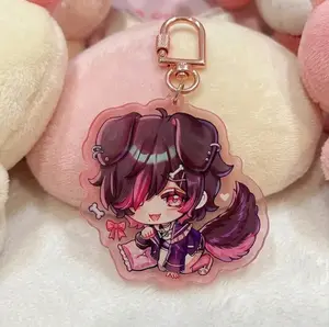 Joei Wanko Keychain - Cute Acrylic Cartoon Keychain, Funny Meme Character Charm for Keys, Bags, Backpack, Durable Gift for Fans & Collectors