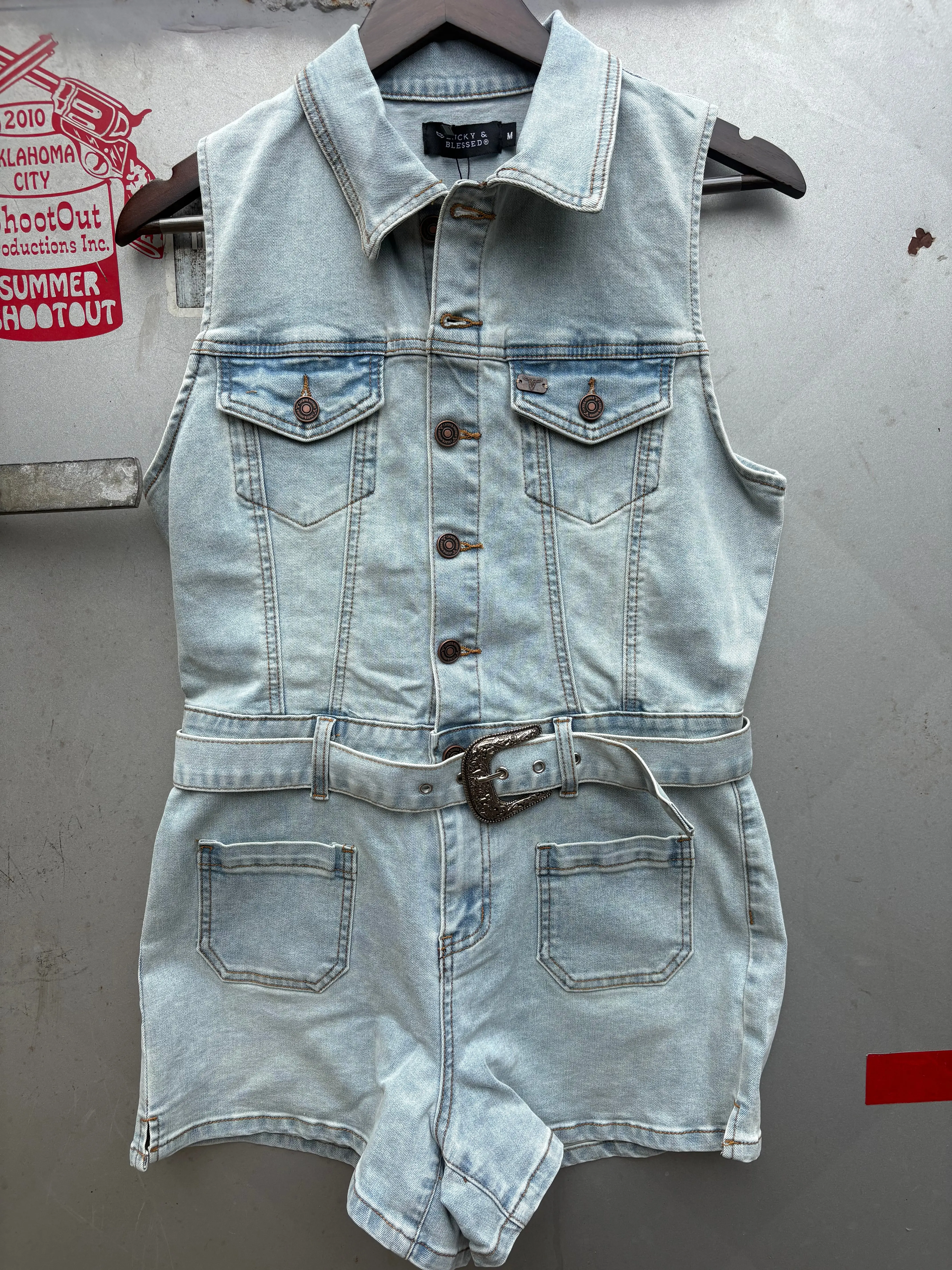 Buckle Bunny Romper