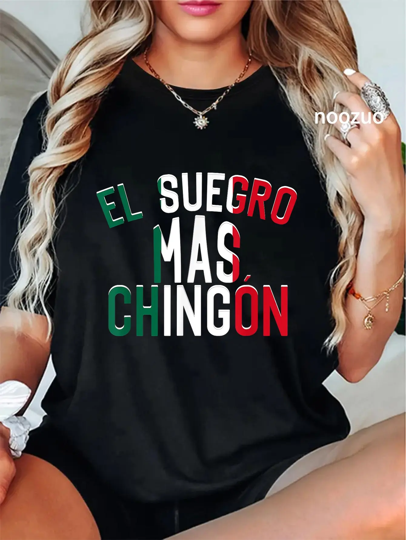 100% Cotton El Suegro Mas Chingon Spanish Father In Law Gift T-Shirt