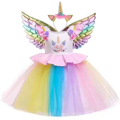 Psychedelic Unicorn Birthday Outfits Rainbow Kids Clothes TikTok Shop