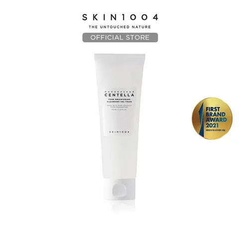 [SKIN1004 Official Shop] Tone Brightening Cleansing Gel Foam 4.22 fl.oz (125ml) - Brightening Capsule Facial Skincare Cleansing Foam
