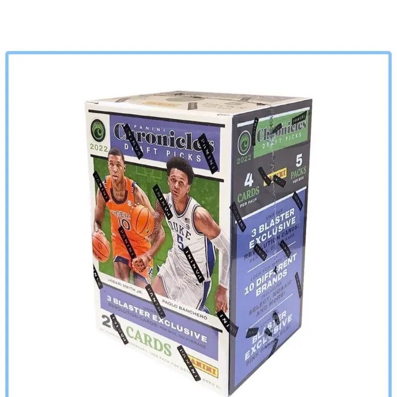 Panini 2022/23 Chronicles Basketball Draft Picks Factory New Blaster Box - 20 Cards, 3 Blaster Exclusive Packs for Collectors, Sealed Box