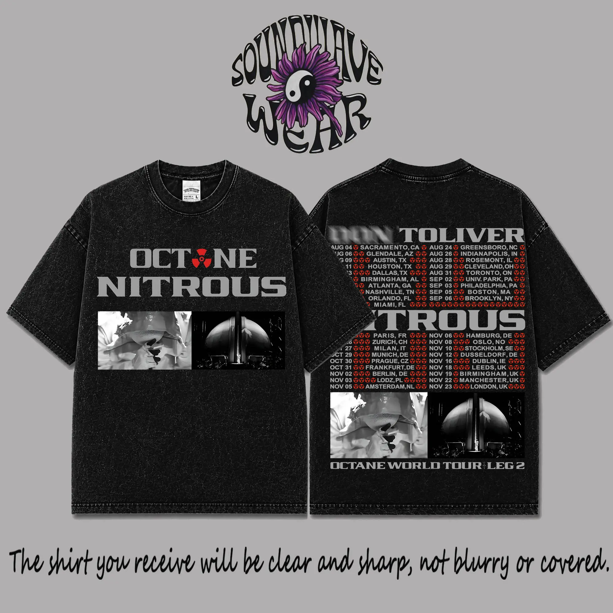 Donny Toliver - Octane Tour #2 For Toliver Gang High-quality Cotton T-Shirt, Cactus Jack Style Shirt Hip-Hop Shirt, Octane Tour Merch, Donny Womack Rap Fan Graphic Tee