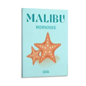 Preppy Travel Posters, Abstract Colorful Wall Art for Teen Girls' Bedroom And Pink College Dorm Aesthetic Decor Canvas Poster Bedroom Decor Sports Landscape Office Room Decor Gift Frames Ornaments Decoration Artistic Print Photo