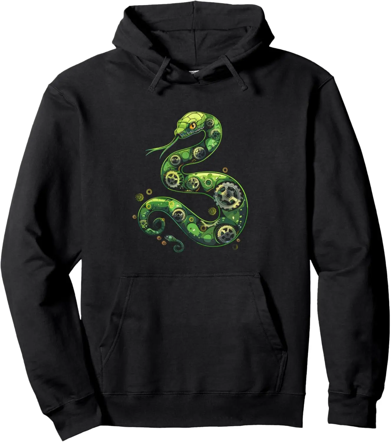 Steampunk Snake Women Men Steampunk Snake Pullover Hoodie