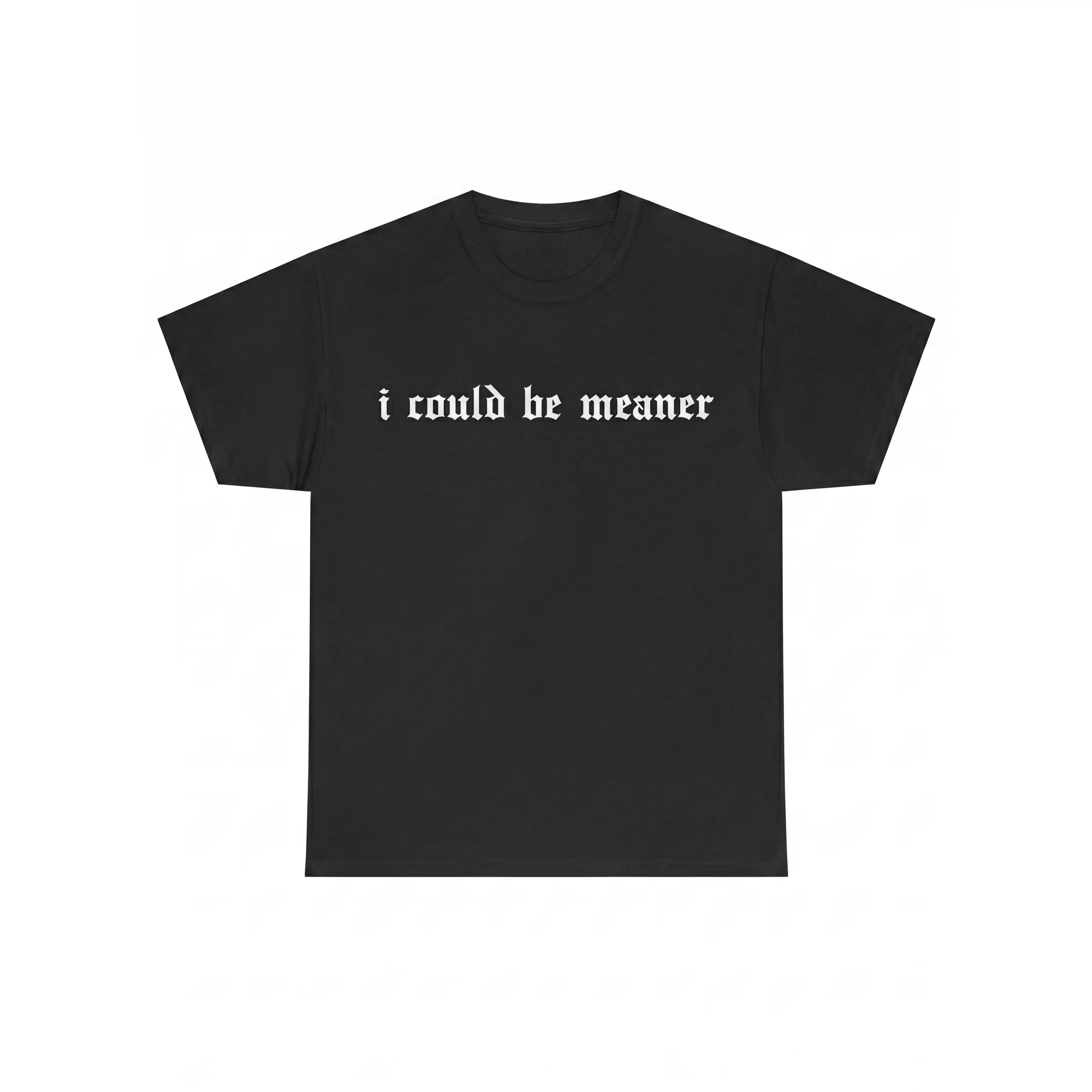 I Could Be Meaner  Shirt, Vintage Funny Humor T-shirt, Sarcastic Graphic Tee, Funny Women Clothing, Sarcasm Outfits, Funny Gift For Her