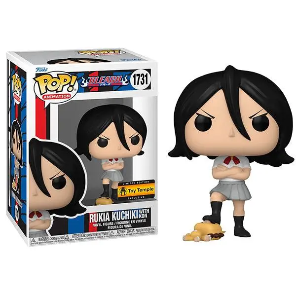 Funko Pop! Rukia Kuchiki w/ Kon Bleach 1731 - Toy Temple Exclusive Vinyl Figure in PopShield Protector