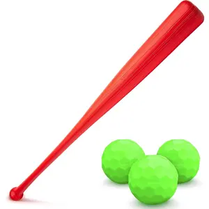 LotBall Backyard Baseball Bat and Ball Set - Plastic Baseball Game for Kids