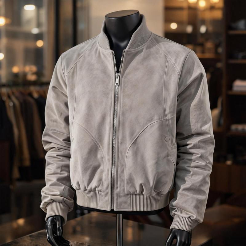 MENINMOTION Official Original Men’s Tie-Dye PU Leather Puffer Jacket – Warm, Cozy Fleece Lined Winter Motorcycle Coat