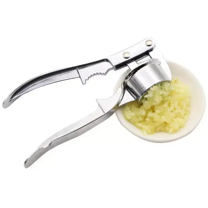 Household Multi-function Garlic Squeezer, Premium Kitchen Garlic Press, Sturdy Aluminum Alloy, Labor-Saving Simple Design, Garlic Nut Bottle Dual Purpose trending product