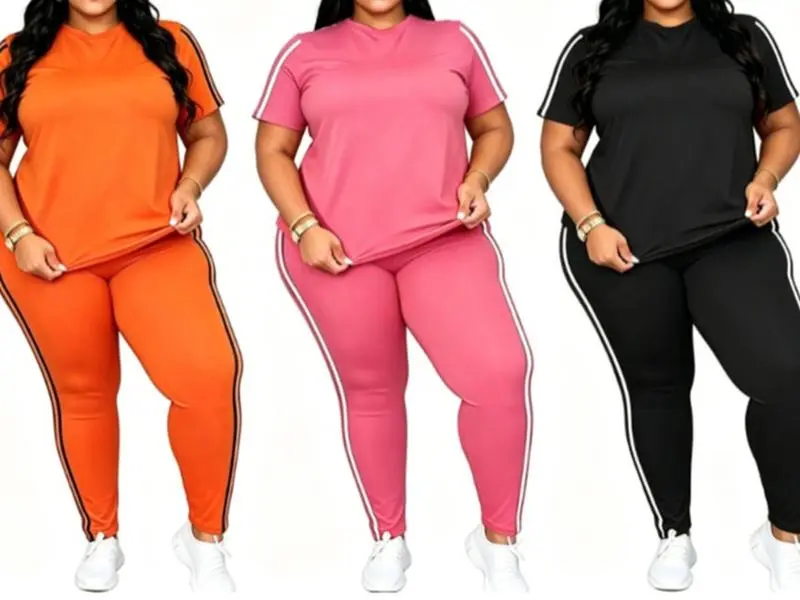 Women's Casual 2-Piece Plain Comfy Clothes Set - Fitted Short-Sleeve Round Neck Shirt & Elastic-Waist Pants, Casual Wear for Spring, Summer Everyday Use