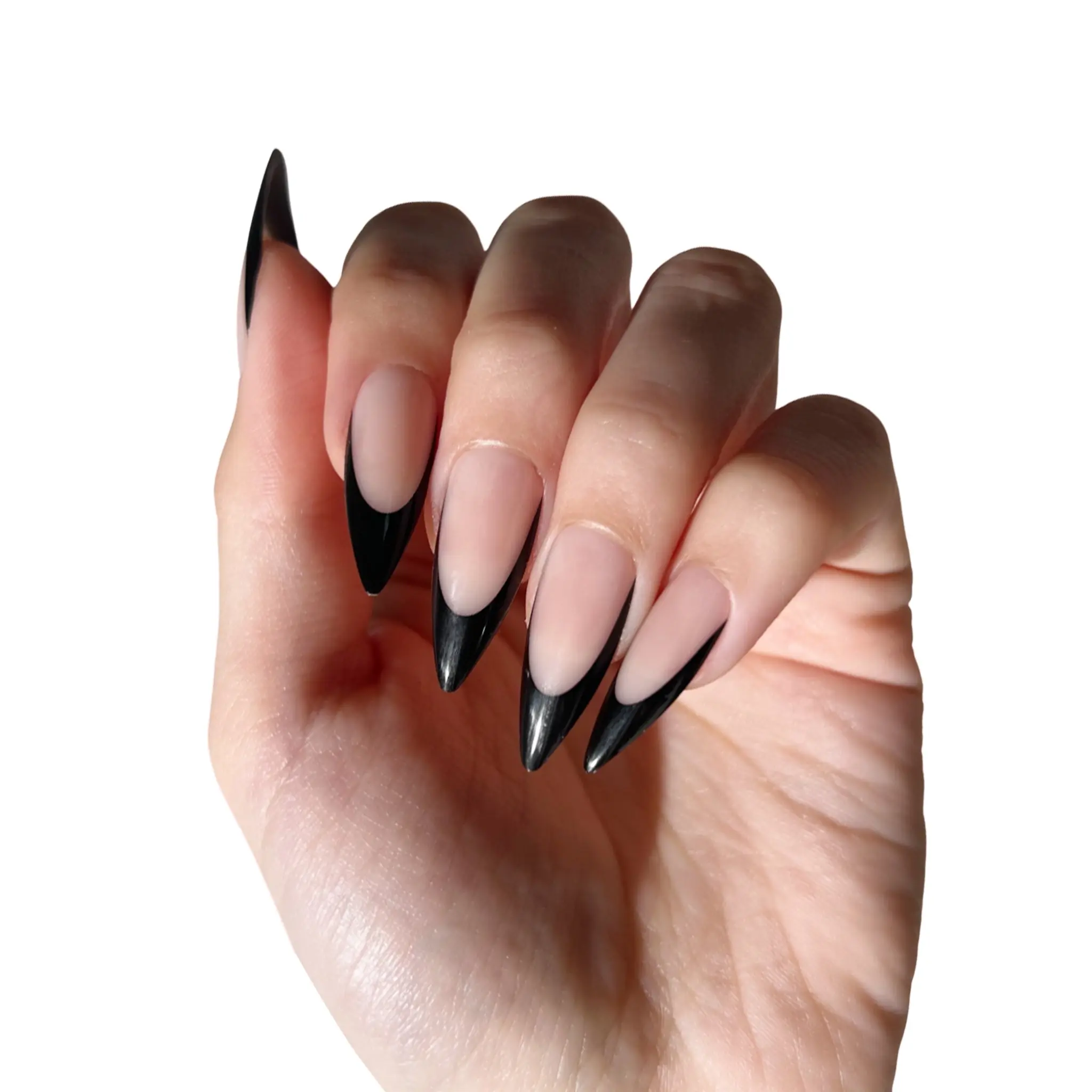 PaintLab Black Stiletto Press-On Nails
