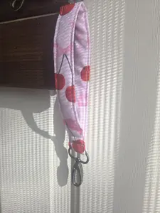 Cherry & Bows Wristlet keychain