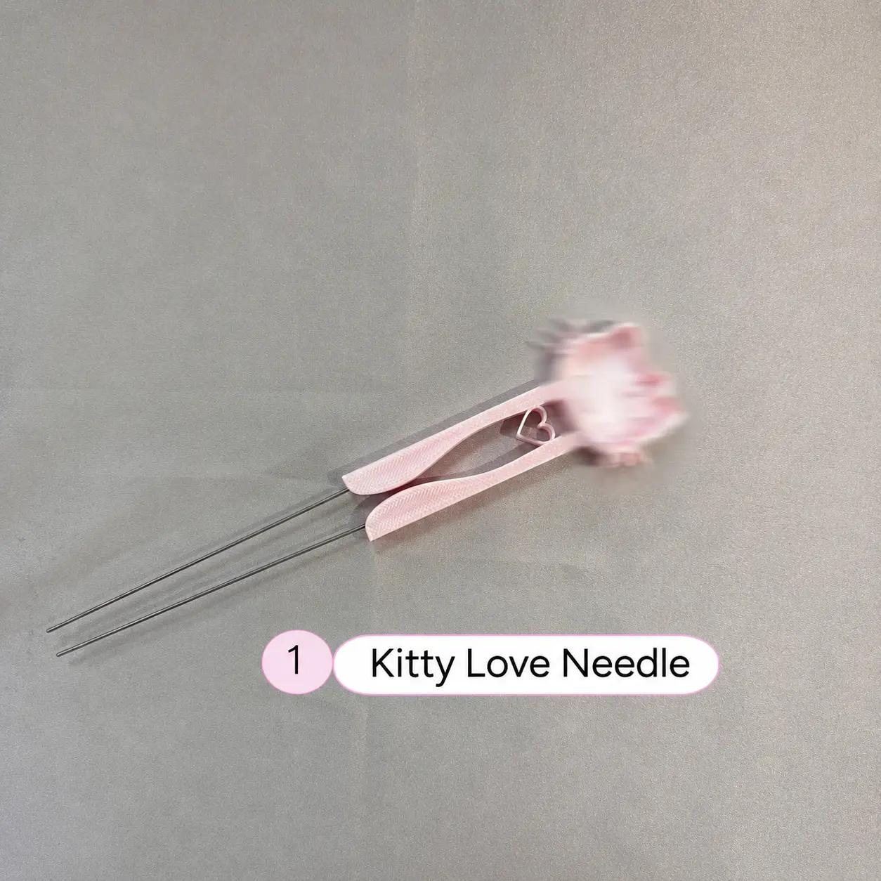 DIY Fusible Beads Craft Tool Kit - Plastic Beading Aid Set (Pen, Scoop Spoon, Clamp) | Cute Kitty Accessories for Perler Beads Pixel Art Figurine Making