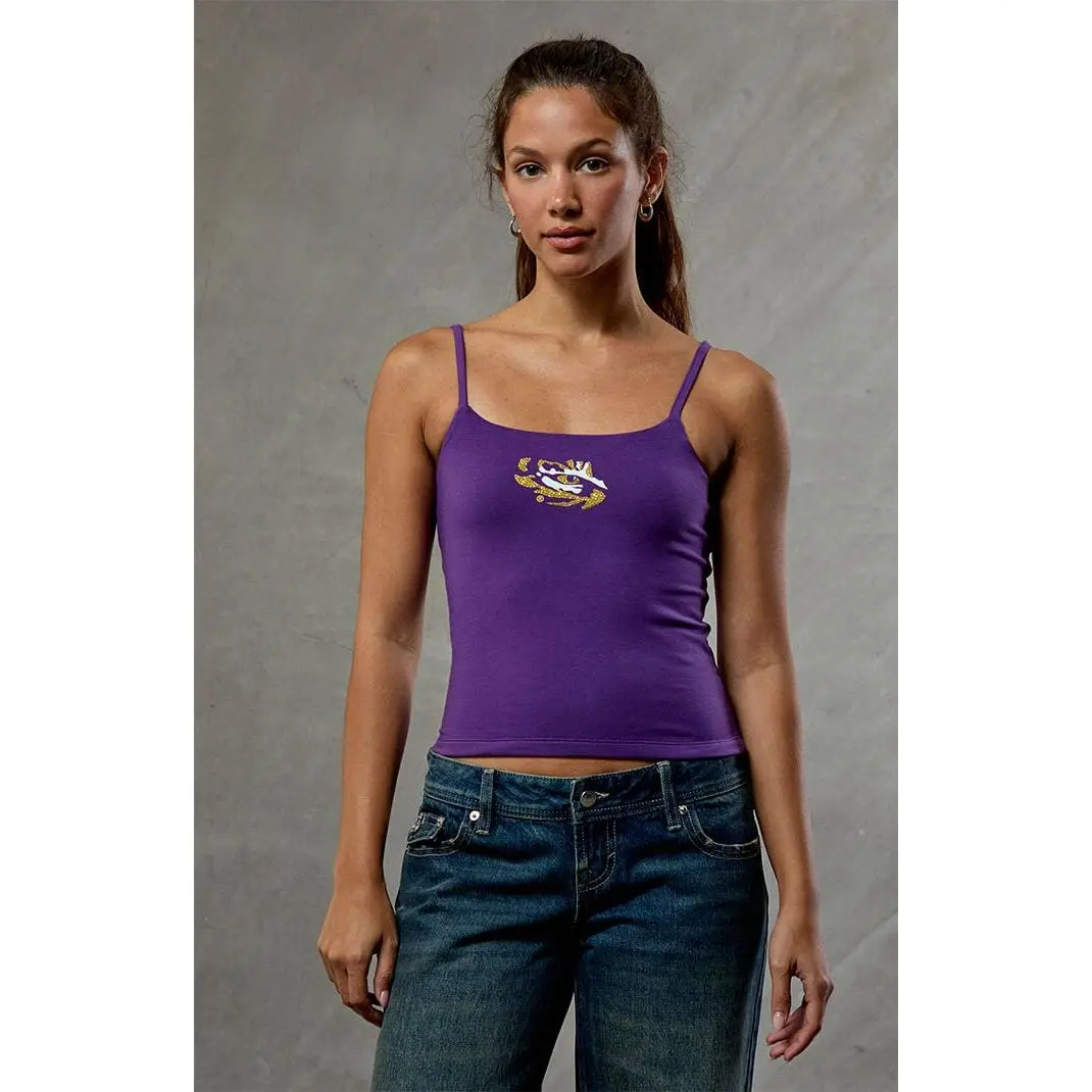 WILD COLLECTIVE Women's LSU Tigers Sculpt Tank Top