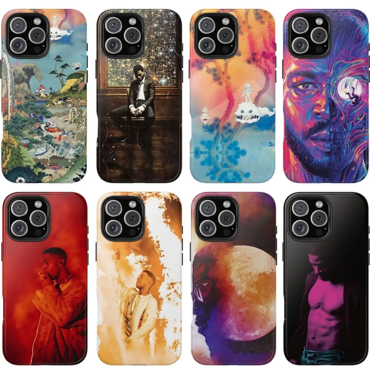 K/i/d Cu.di Phone Case, The Rebel Ragers Tour 2026, Compatible with iPhone X, 11, 12, 13, 14, 15, 16, 17 & more