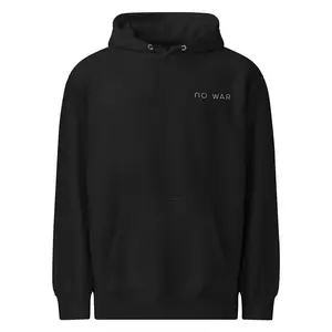 No War - Mid-Weight Hoodie (Square Chest Logo)