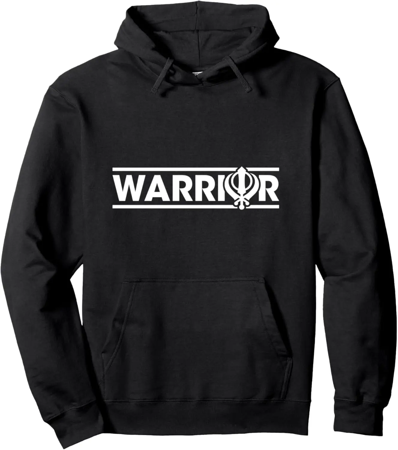 Proud Sikh Khanda Warrior Punjabi Pullover Hoodie