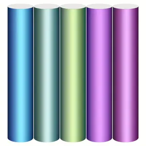 DIY Chameleon HTV Bundle for Trendy T-Shirts & Hoodies – 5 Color Heat Transfer Vinyl Sheets