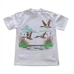 Vintage Wildlife Duck Tee, Retro Naturecore Animal Graphic Shirt, Bird Lover T-Shirt, Outdoors Aesthetic Streetwear-  Unisex S-3XL - Menswear & Womenswear - Streetwear Tops - Casual Cotton Crewneck ShortsleeveTshirt