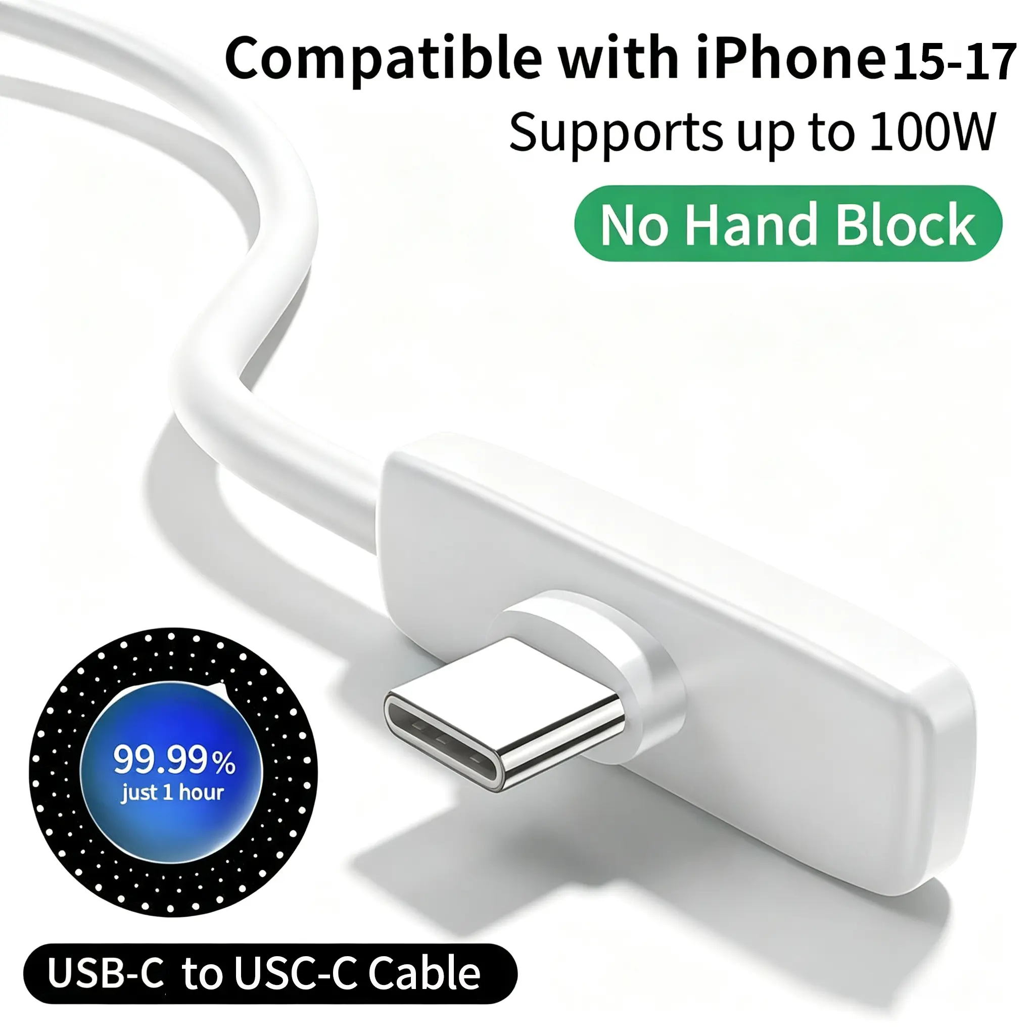 KAXOE USB-C to USB-C Silicone cable,L-Shape Fast Charging Cable,90° Right-Angle Perfect for Gaming,100W PD Fast Charging,High Current Silicone Cord,Compatible with iPhone 15-17 Pro Max,phone cables usb c tiktokshopbacktoschool