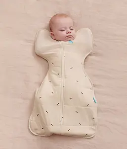 Swaddle Up™ 2.5 TOG Cotton Oatmeal Bees