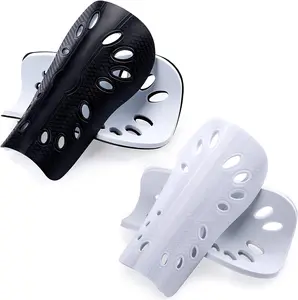 Soccer Shin Guards, 2 Pair Lightweight and Breathable Shin Guard Sleeves for Adults Football Player,  Protective Gear Shin Guards for Men Women (Bigger Shin Guards)