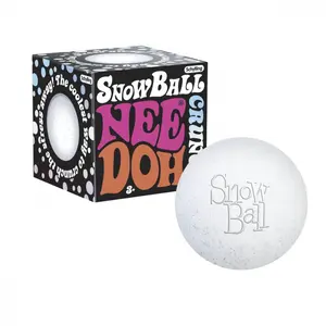 SnowBall Crunch Snow-Like ASMR Sensory ToywithCrunchy Sound, Soft Stretchy Dough, Ages 3+