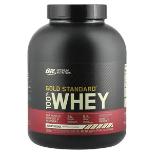 Optimum Nutrition Gold Standard® 100% Whey, Rocky Road, 5 lb (2.27 kg)