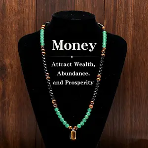 Wealth Prosperity Crystal Pendant |   Sweater Necklace for Women Men |   Mothers Day Gifts |   Gifts for Girlfriend |   Men’s Jewelry |   Chains for Men