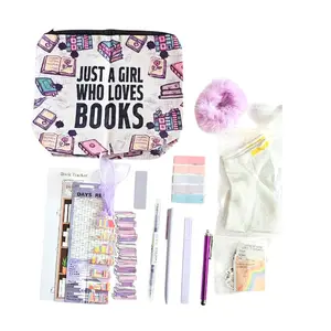 Everything But the Book Purple Reading Bundle - Bookmark & Accessory Gift Set