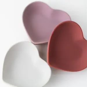 Small Heart Tray, Favor Gift Tray, Birthday Gift, Cement Heart Plate| Heart Shaped Jewelry Storage Plate, Heart Shaped Tray