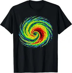 100%cotton Weather Radar Image Clouds Meteorologist Storm Chaser T-Shirt