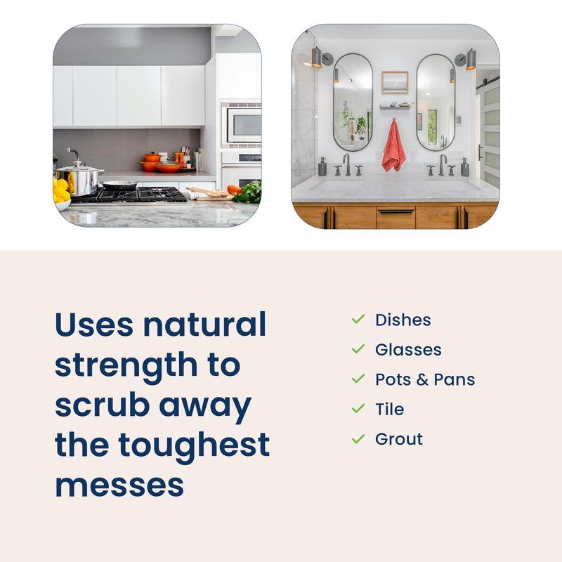 Truly Free Natural Cleaning Sponges | 100% Organic Luffa Dish Scrubber | Plant-Based, Compostable, Cruelty Free, Kitchen Dishwasher Sponge | Non Scratch Scouring Pad, 4.4 x 2.8, Pack of 3 Cleaner