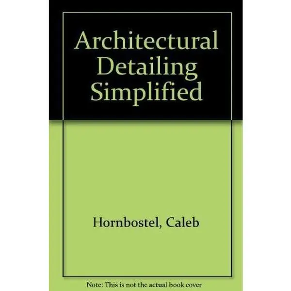 USED-Architectural detailing simplified by Caleb Hornbostel (Hardcover)