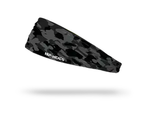 Hip Heads Midnight Camo Headband | Moisture-Wicking Head Band for Athletes | Headbands for Women & Sweatbands for Men | Sport Headband | Sweat Wicking Headband Women | Stretch-Fit & Durable, Unisex