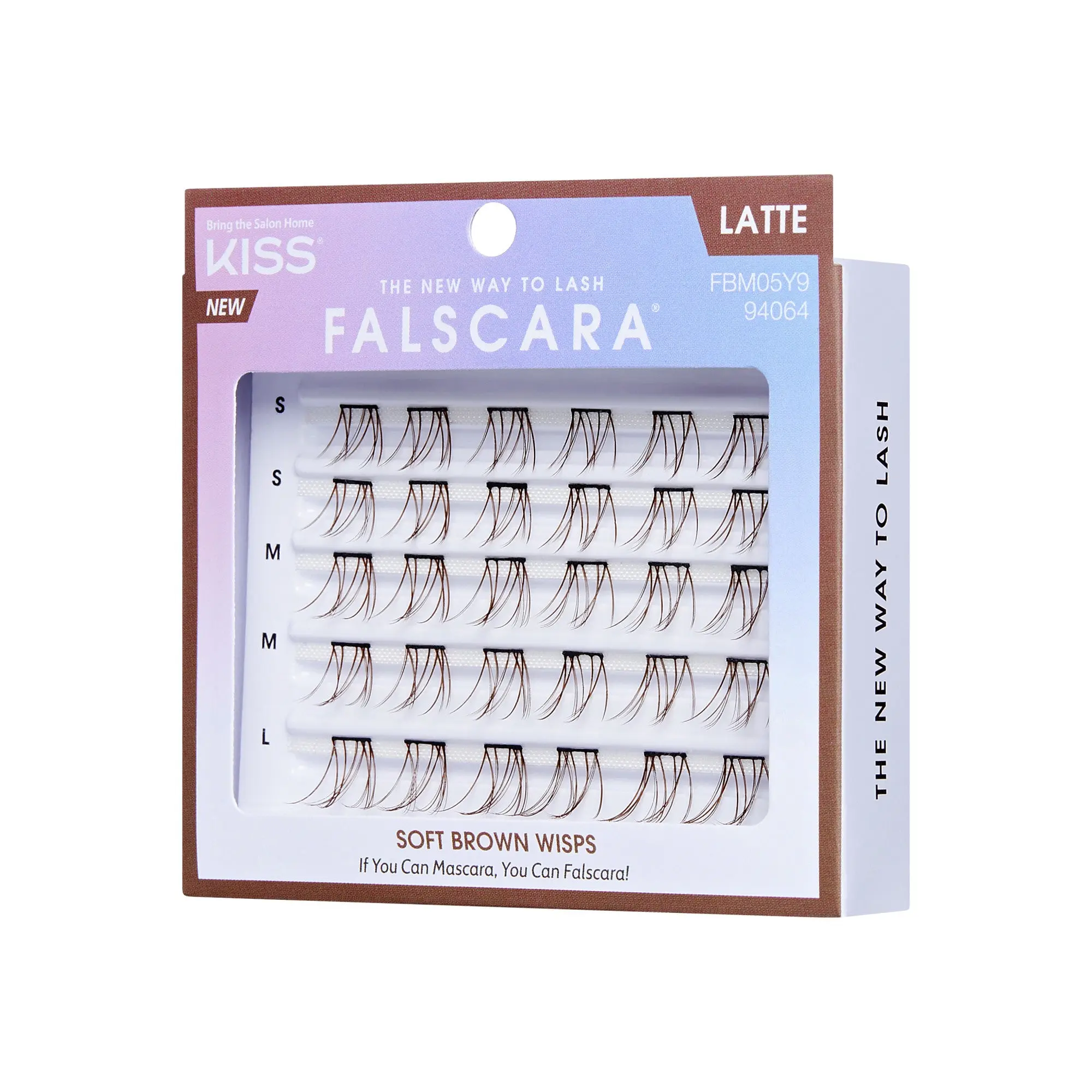 Falscara Brown Wisps Multipack - Latte Falscara Brown Wisps Multipack - Latte