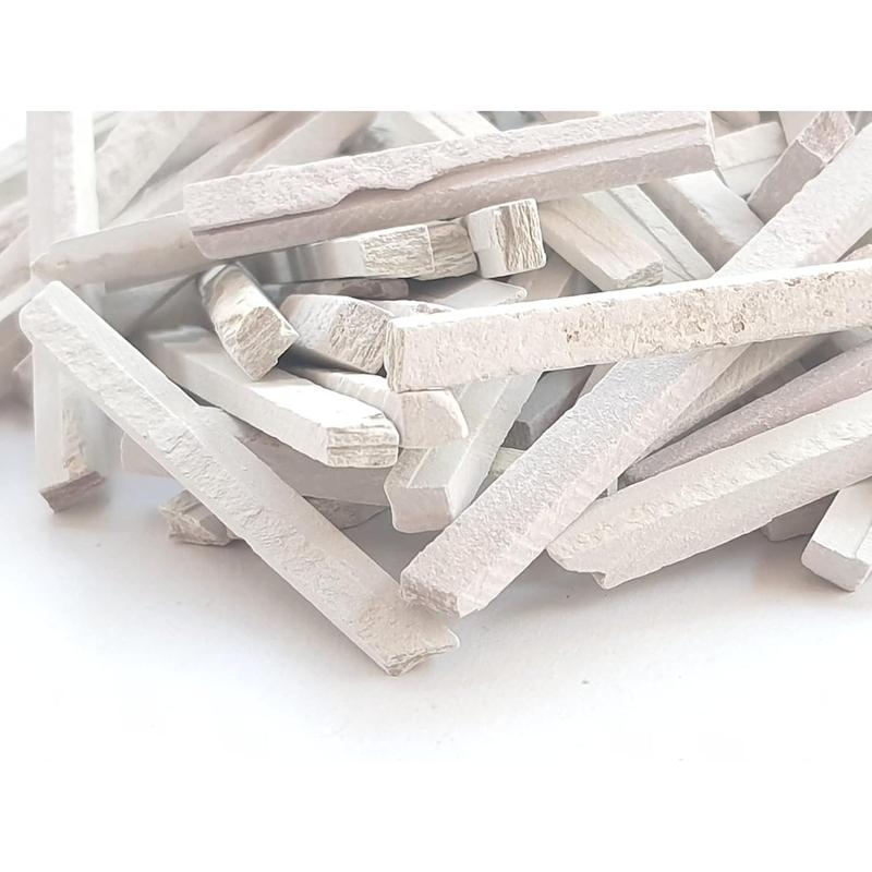 Generic White Color Slate Pencils For Writing Thin (250 Grams)