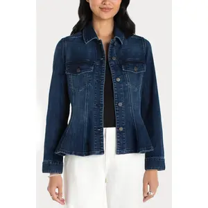 Fit & Flare Trucker Jacket (Liverpool) (Plus)