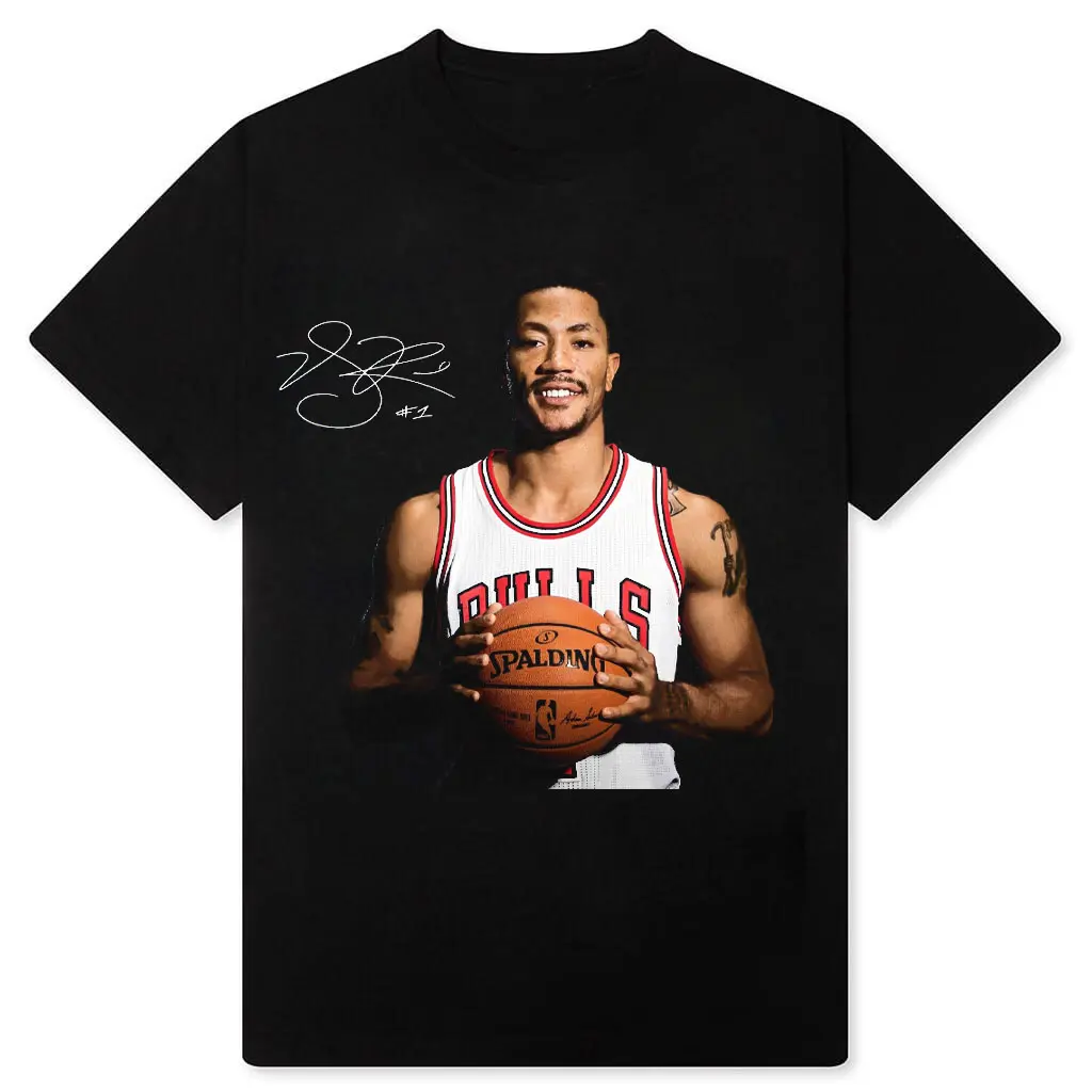 Derrick Rose Inspired Shirt Retro Unisex Basketball Graphic Tee